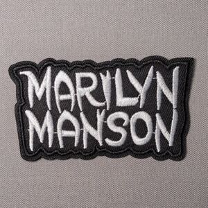 Marilyn Manson Rock Band Iron On Patch | Gothic Music Patch